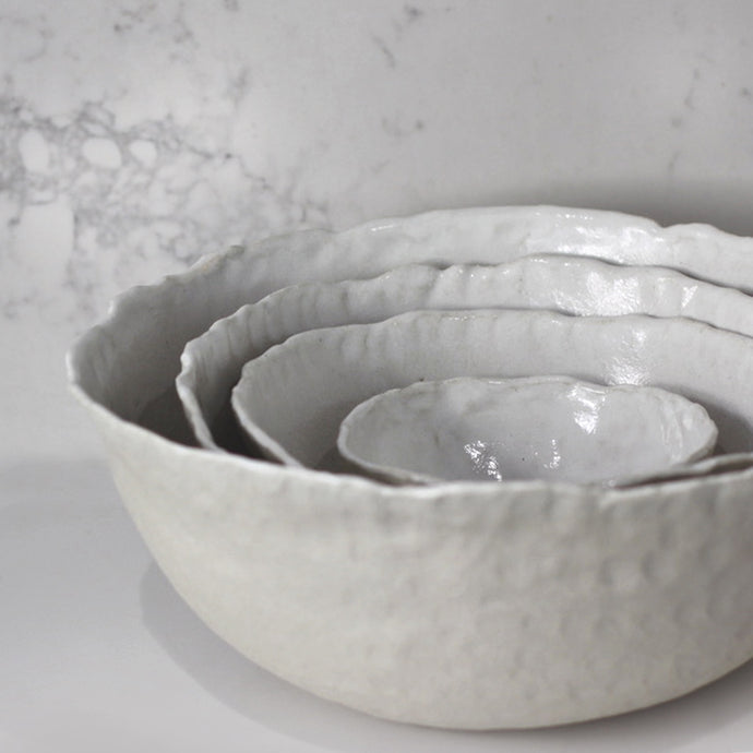 Palmy by Day serving bowl set